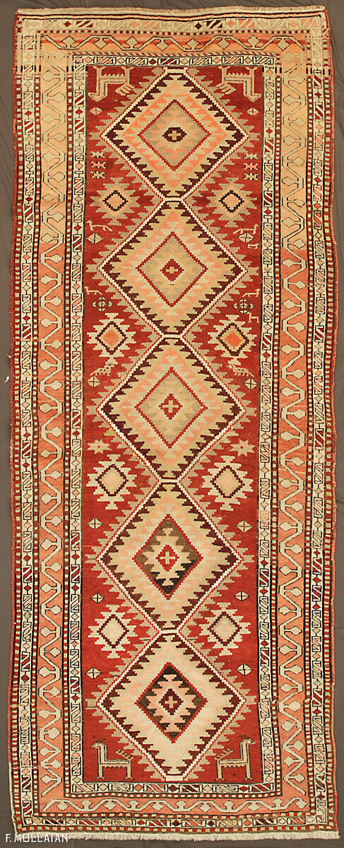 Tapis Couloir Caucasien Antique Shirvan n°:26255834